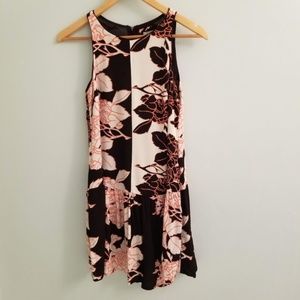 Anthropologie Maeve Photoflora Dropwaist Dress